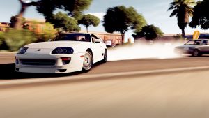 toyota supra drifting video game